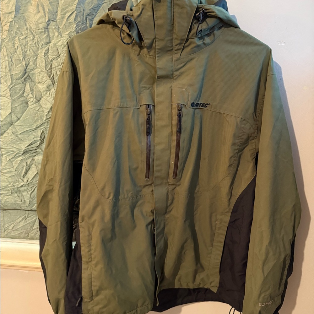 Hi-Tec Green Performance Jacket Lightweight Weatherproof